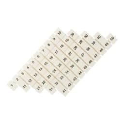 Маркеры для UT/ST/Push-in 2,5 с нумерацией 1-50 (100 шт.) EKF