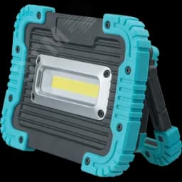 Фонарь светодиодный NPT-SP22-ACCU 10Вт COB LED 700лм 50м аккумуляторный прожектор пластик 3Ач