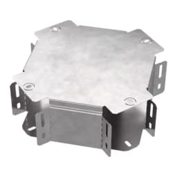 Ответвитель Х-образный с крышкой Стандарт 100х100 Промрукав