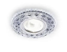 Встраиваемый точечный светильник MR16 с LED подсветкой Ambrella Light S288 CH