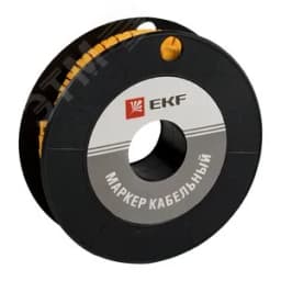 Маркер кабельный 6,0 мм2 L" (350 шт.) (ЕС-3) KF PROxima EKF