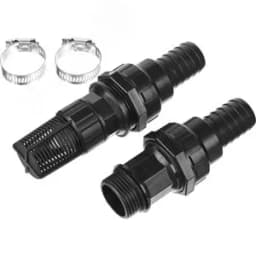 Набор для всасывающих шлангов: Обратный клапан с фильтром, адаптер, два хомута