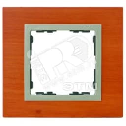 Рамка на 2 поста, S82N, вишня - шампань (дерево)