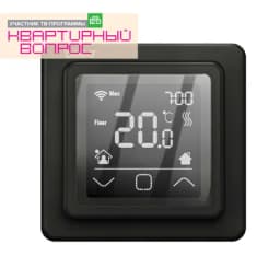 Терморегулятор встраиваемый цифровой программируемый CALEO C927 WI-FI (черный)