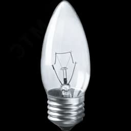 Лампа накаливания декоративная ДС 40вт B35 230в Е27 (свеча)