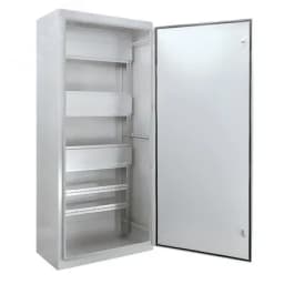 Каркас напольный цельносварной ЭРА ВРУ-1 (2000х800х450) IP54 в комплекте с боковыми панелями серый ЭРА