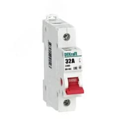 Выключатель-разъединитель 1Р 32А ВН-105 Dekraft