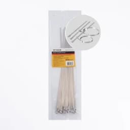 Хомут стальной 4,6х300мм, d пучка max 88мм, нагрузка 50кг, серый (25шт в упак), FERON