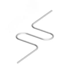 Компенсатор температурных удлинений протяженных проводников. Материал - алюминий.