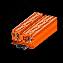 Клемма TC 1-1 пружинная, сечение 6 мм. кв., оранжевая SUPU