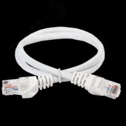 Патч-корд категории 5Е UTP 0.5м белый GENERICA ITK