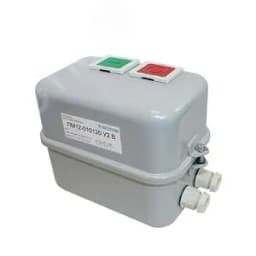 Пускатель электромагнитный ПМ12-010160 У3 В, 220В/50Гц, 1з, 10А, нереверсивный, без реле, в корпусе IP40, с кнопками ПУСК и СТОП Электротехник