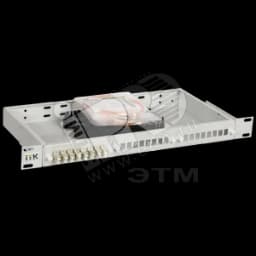 Кросс 1U укомплектованный SC (Simplex) 12шт (OM2)