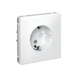 Розетка ArtGallery 16А с заземл. защ. шторки механизм бел. SE GAL000145