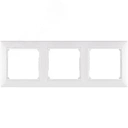 VALENA Рамка 3 поста горизонтальная белая 774453 LEGRAND