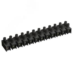 Зажим винтовой ЗВИ-5 1.5-4.0мм.кв. 12пар не поддерживающий горения черный