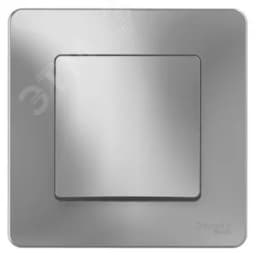 BLANCA скрытой установки одноклавишный переключатель (cх.6), 10A, 250B, алюминий