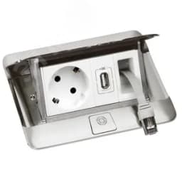 Выдвижной блок неукомплектованный 4 модуля с комплектом для монтажа цвет нержавеющая сталь