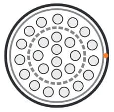 Кабель витая пара Hyperline UUTP25-C3-S24-IN-LSZH-GY