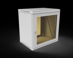 Шкаф телекоммуникационный настенный разборный МИКсистем 19" Basis 12U 600*450 дверь стекло