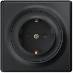 Розетка 1-м СП Florence 16А IP20 с заземл. защ. шторки винтов. клеммы механизм черн. (1E10101303) OneKeyElectro 2172810