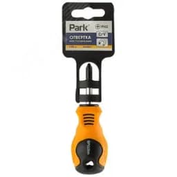 Отвертка Standart PH2х3,8см, двухкомпонентная рукоятка, крестовая СКРАП