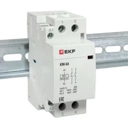 Контактор модульный КМ 63А 2NО (2 мод.) EKF km-2-63-20