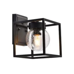 Светильник садовопарковый Feron PL701 на стену вниз 60W E27 230V черный 48383