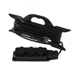 Удлинитель-шнур на рамке КГ 3х1.5, 10 м, 3 гнезда, морозостойкий, с/з, 16 А, 3500 Вт, IP44 11-7080 REXANT