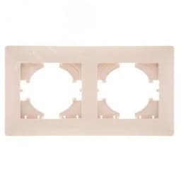 Рамка 2-местная Bravo, бежевый GUSI Electric