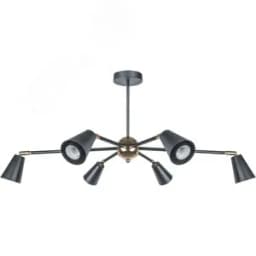 Светильник NLF-C-051-01 потолочный черный золото Navigator Group