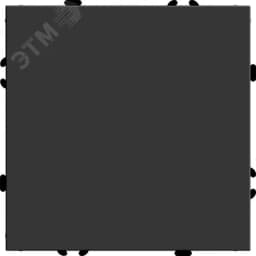 Выключатель 1-клавишный (механизм) 250В, 10А, серия Эмили, черный уголь, soft touch FERON