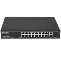 Неуправляемый 18 портовый коммутатор с 16 PoE портами SW-61621(300W) Osnovo