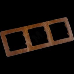 MASTER Рамка на 3 поста, дуб