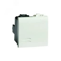 BRAVA Выключатель бежевый 2 модуля