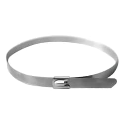 Хомут кабельный 4.6х150 нерж. сталь AISI 304 серебр. (уп.50шт) DKC 27403