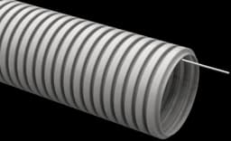 Труба гофрированная ПВХ 16 с зондом (100 м/уп) IEK