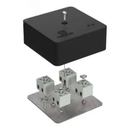 Коробка огнестойкая для о/п 40-0300-FR2.5-8 Е15-Е120 RAL9005 100х100х50 (14 шт/кор)