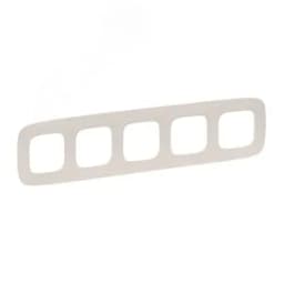 Valena ALLURE Рамка 5 постов слоновая кость универсальная Legrand Euro