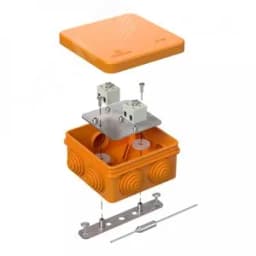 Коробка огнестойкая для о/п 40-0210-FR2.5-4-П Е15-Е120 с термопредохранителем 80х80х40 RAL2004 Промрукав (44 шт/уп) 40-0210-FR2.5-4-П