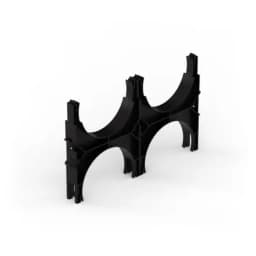 Кластер для двустенных труб d160 мм, двойной, двухсторонний (43 шт/кор) Промрукав