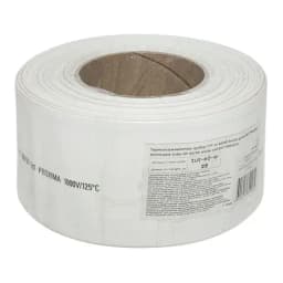 Термоусаживаемая трубка ТУТ нг 60/30 белая рулон EKF PROxima