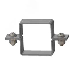 Зажим крышки поясного типа ЗКПТ 400х60 УХЛ1, горячее цинкование, S1,5