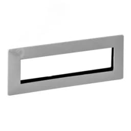 Valena LIFE Рамка для модульных устройств Mosaic 4x2 модуля Алюминий Legrand