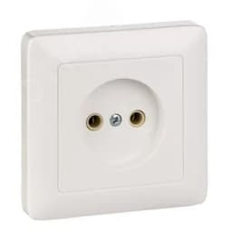 ХИТ Розетка скрытая без заземления 250В 10А белая RS10-132-B Systeme Electric