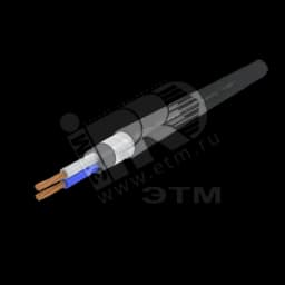 Кабель силовой ПБПнг(А)-HF 2х25мк (N)-0.66 многопроволочный черный (барабан) Алюр