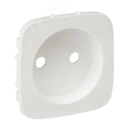 Valena ALLURE Лицевая панель силовой розетки 2К Жемчуг Legrand