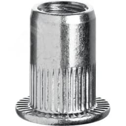 Заклепки стальные резьбовые с насечками, М3, станд. бортик, 1500 шт, Профессионал ЗУБР