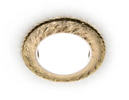 Встраиваемый точечный светильник GX53 с LED подсветкой Ambrella Light G303 CLWW