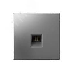 ARTGALLERY розетка компьютерная RJ45, кат. 6A, механизм, сталь GAL000986 Systeme Electric